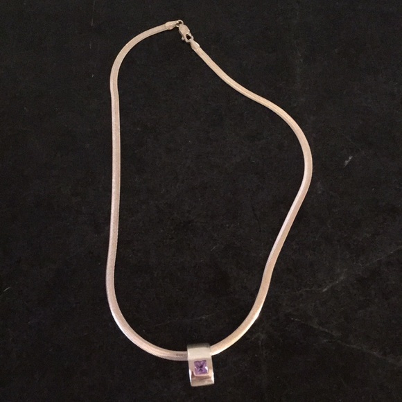 Silver necklace - Picture 2 of 3